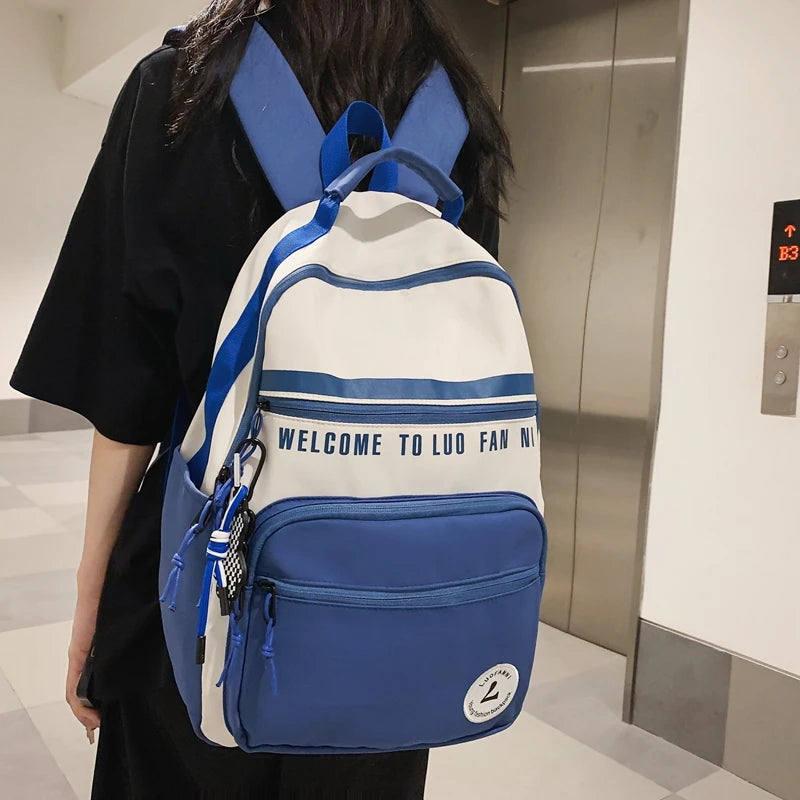 Summer Woman Backpack School Backpack For Teenage Girls Boys College Student