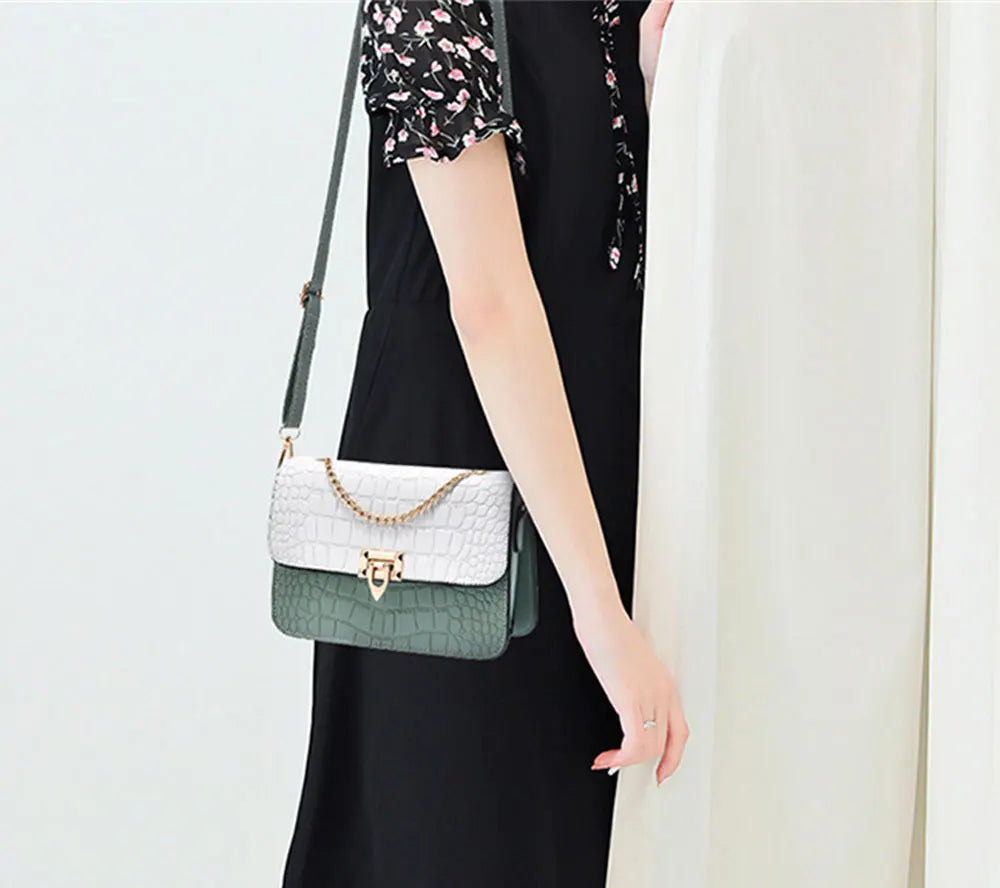 Leather Tote Bag for Women Crossbody Shoulder Handbag