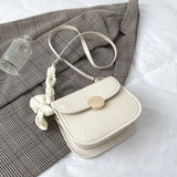 Women's Saddle Bag Messenger Handbag in Tan