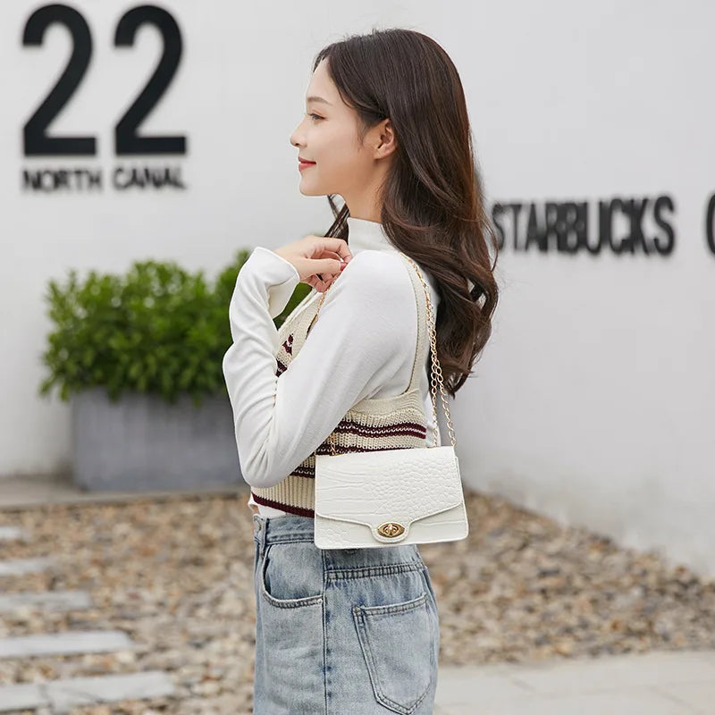 Small Women's Messenger Bag Camera Shoulder Chain Crossbody