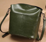 Leather Shoulder Bag Casual Women's Bag All-match Leather Messenger Bag