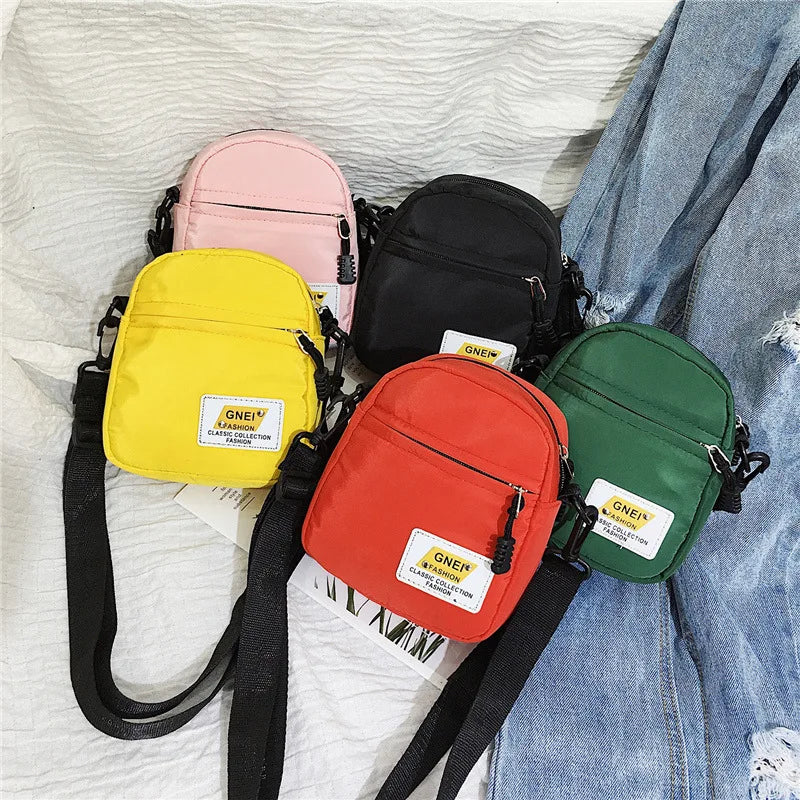 Women Shoulder Bag Small Nylon Cross Body Bags Ladies Sports Sac