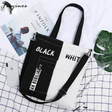 Embroidered Women Shoulder Bag Foldable Tote Bag