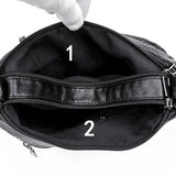 Leather Shoulder Crossbody Bags for Women Multiple Pockets Tote Bag