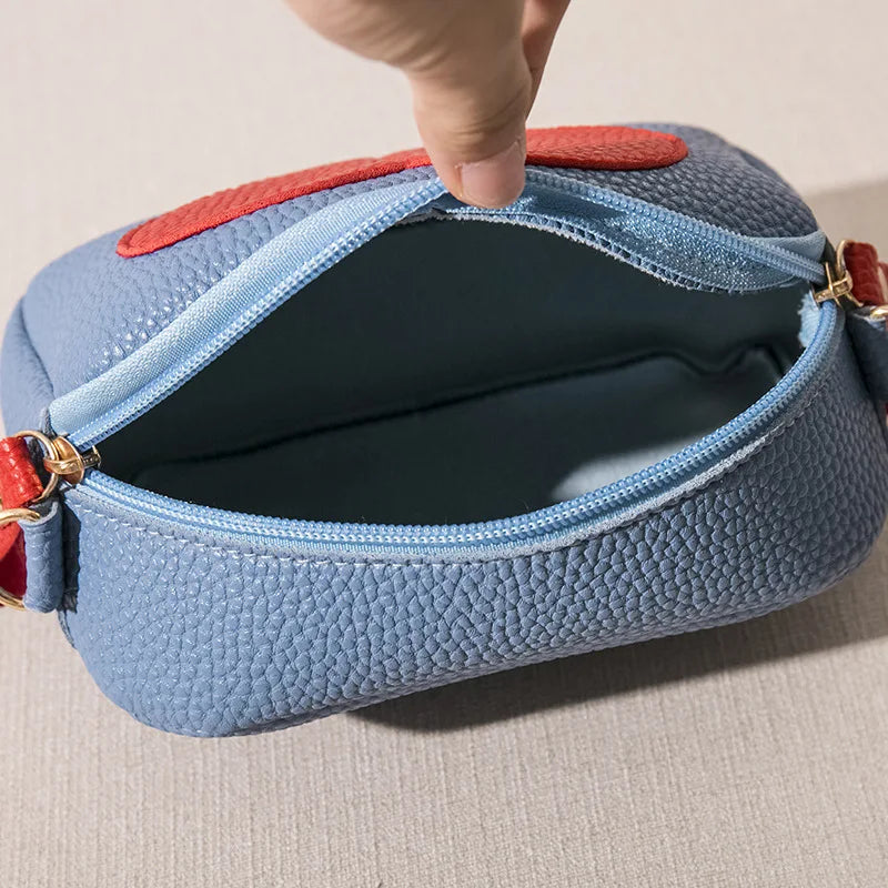 Women's Small Square Bag Single Shoulder Bag Zipper Mobile Phone Bag