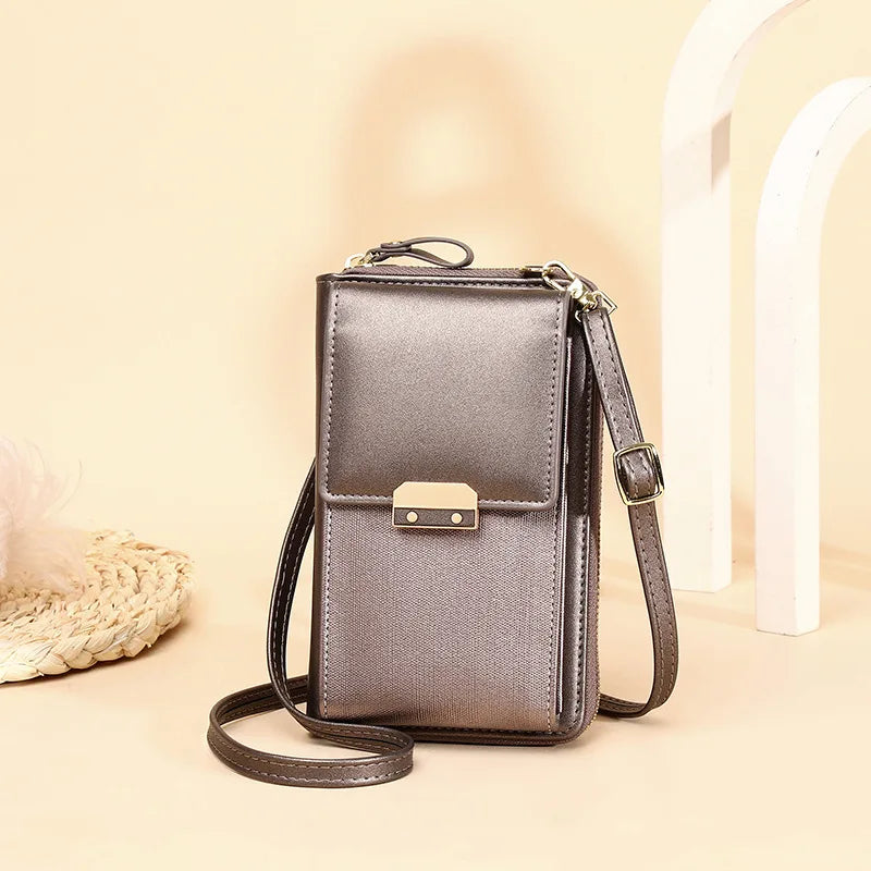 Women's Crossbody Bag Lock Buckle Small Square Bag