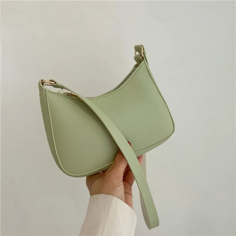 Vintage PU Leather Shoulder Bag