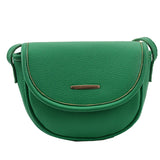 Retro Lychee Pattern Shoulder Bag Net Red Messenger Bag Saddle Bag