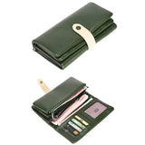 Women's Multifunctional PU Leather Long Wallets