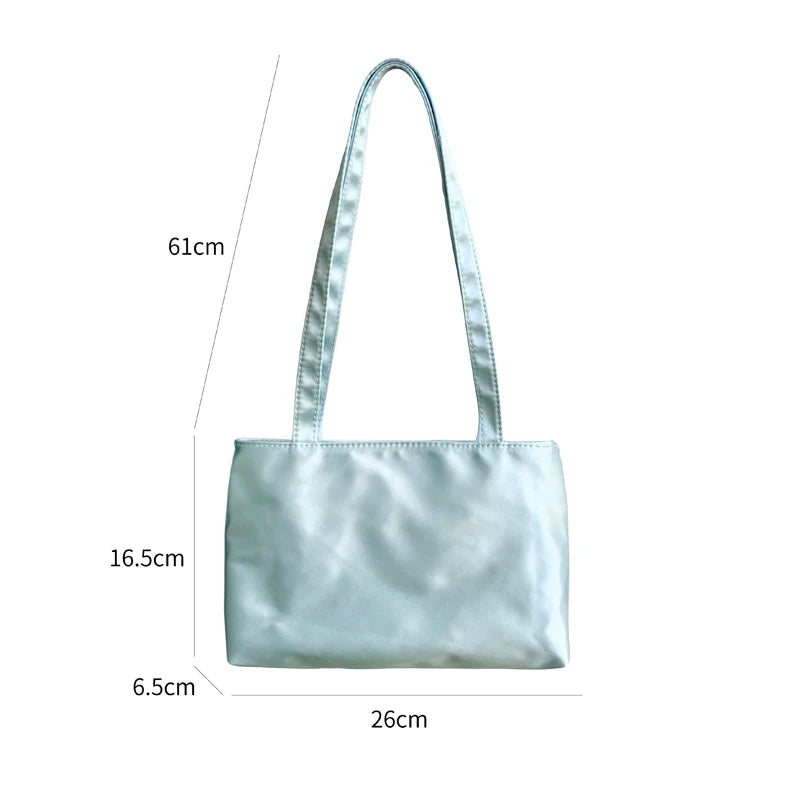 Nylon Small Ladies Handbags Tote Bag Women Shoulder Bag