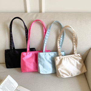 Nylon Small Ladies Handbags Tote Bag Women Shoulder Bag