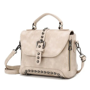 Vintage Oil Leather Handbag Women Bag Crossbody KL600