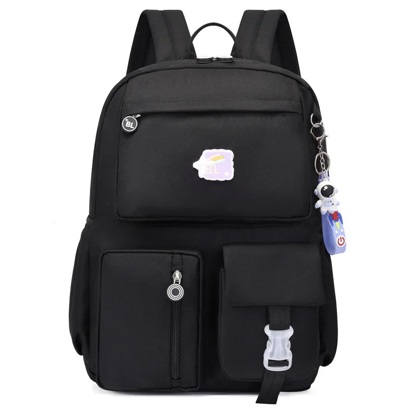 Teenage Girls School Bag Set Grades 1-6 Backpack