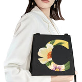 Square Bag Initial Name Letter Pattern Printing Commuter Bag Woman Bag Shoulder