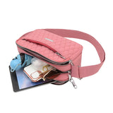 Small Messenger Bag Women Lingge Embroidery Camera Female Ladies Shoulder Crossb