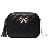 Small Tassel Tide Female BaoLing Lattice Embroidery Camera Shoulder Bag