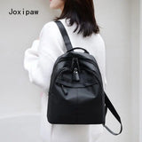 Women's Casual Travel Backpack Large Capacity School Bag Soft PU Leather