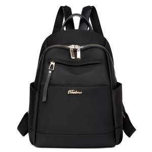 Nylon Oxford Backpack for Women Large Capacity Travel Ladies Bags