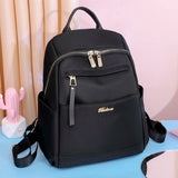 Nylon Oxford Backpack for Women Large Capacity Travel Ladies Bags