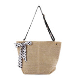 Straw Bag Summer Sweet Fresh Shoulder Messenger Beach Tote Bag