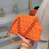 Bright Colour Crossbody Bag for Women with Acrylic Chain
