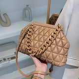 Bright Colour Crossbody Bag for Women with Acrylic Chain