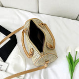 Summer Straw Bags for Women Woven Handbags Bohemian Ladies Shoulder Crossbody Ba