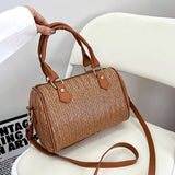 Summer Straw Bags for Women Woven Handbags Bohemian Ladies Shoulder Crossbody Ba