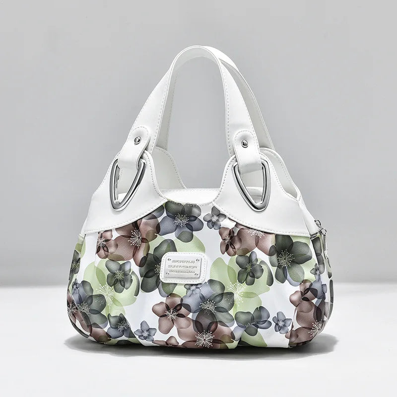Summer Printing Large-Capacity Hand-Held Diagonal Bag Hangbag