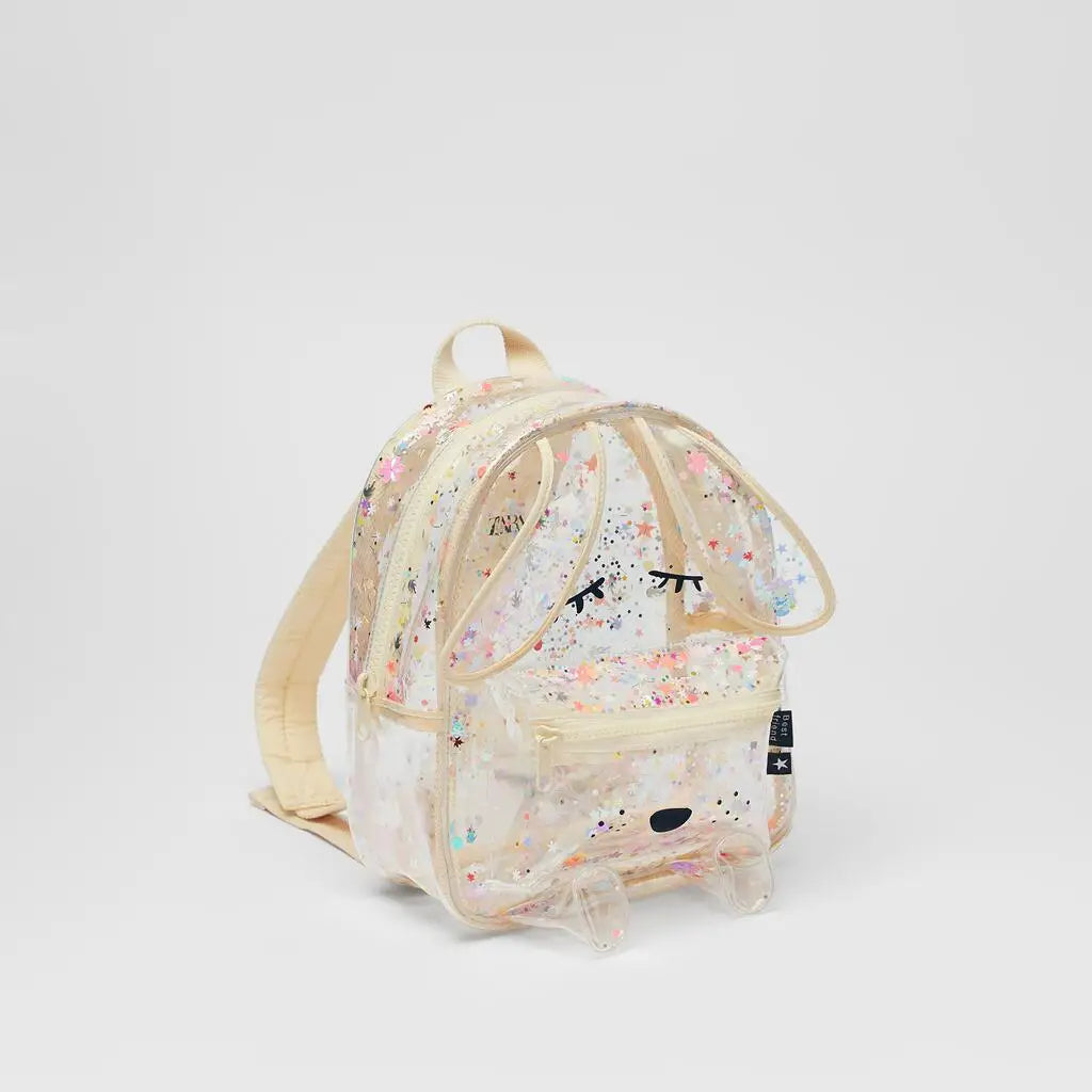 Bunny Shape Sequins Transparent Backpack Glitter Shoulder Bag