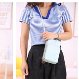 Women's Multifunction Touch Screen Phone Bag Soft Leather Messenger Handbag