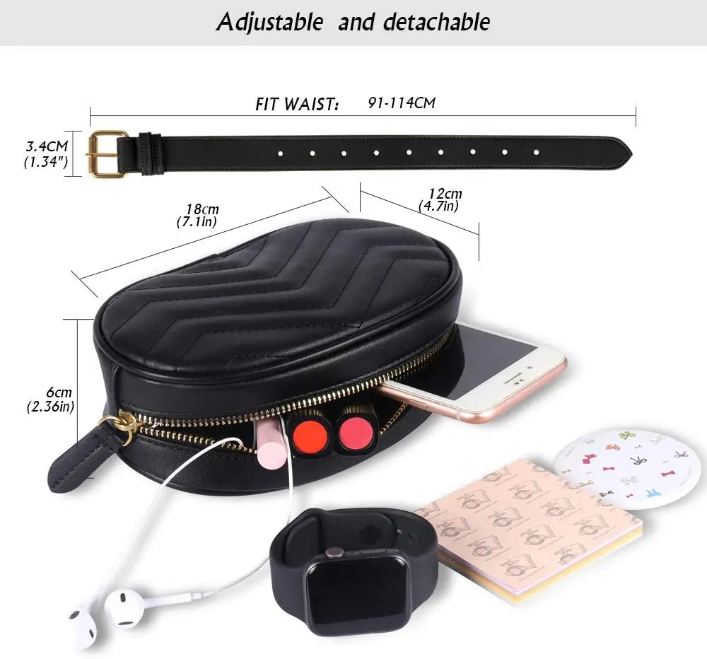 Women Waist Pack Fanny Pack Belt Bag Girls Bum Bag Handbag