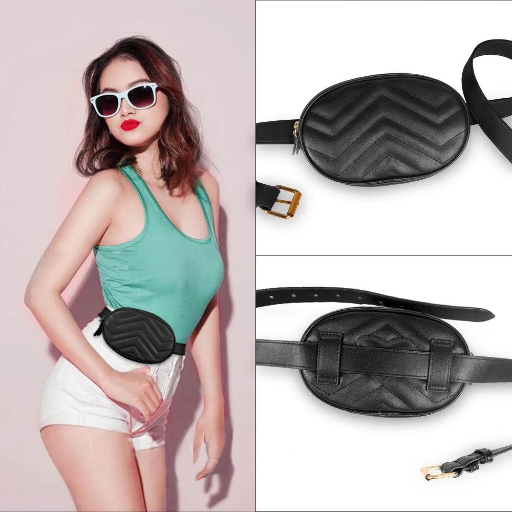Women Waist Pack Fanny Pack Belt Bag Girls Bum Bag Handbag