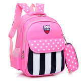 Waterproof School Bags For Kids With Pencil Case