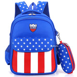 Waterproof School Bags For Kids With Pencil Case