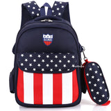 Waterproof School Bags For Kids With Pencil Case