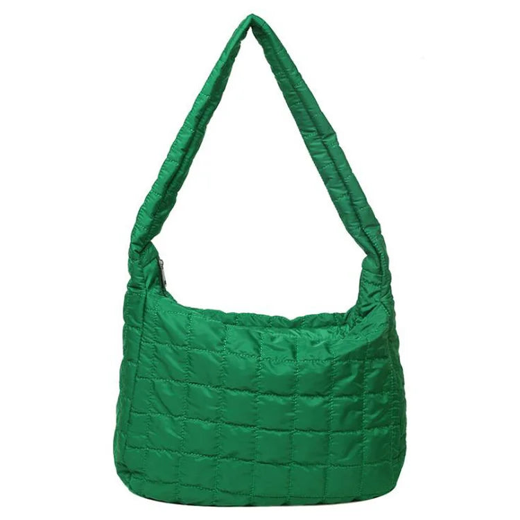 Winter Shoulder Bags Handbag Nylon Down Cotton Crossbody Bags for Women