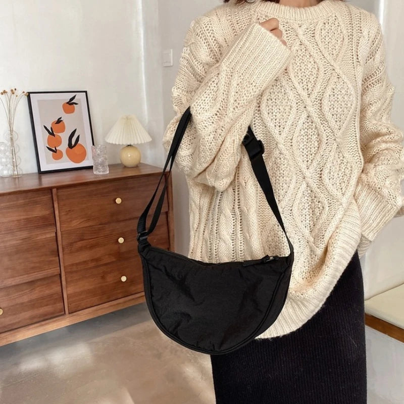 Casual Nylon Crossbody Bag Shoulder Bag Large Capacity Travel Bag