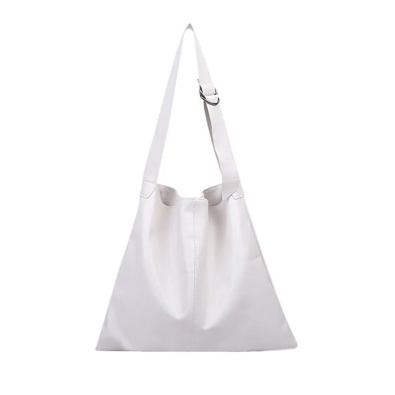 Women Large Shoulder Bag Pu Leather Messenger Crossbody Bag