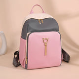 Waterproof Tassel Oxford Women Backpack Big Capacity Travel Bag