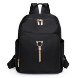 Waterproof Tassel Oxford Women Backpack Big Capacity Travel Bag