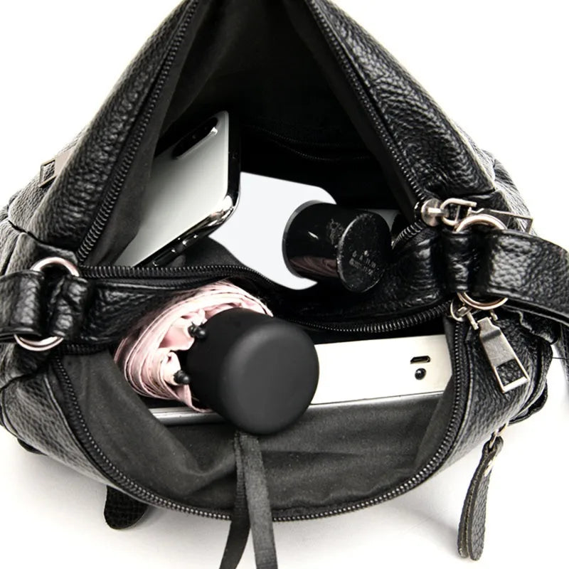 Leather Women Shoulder Bag Crossbody Handbag for Ladies