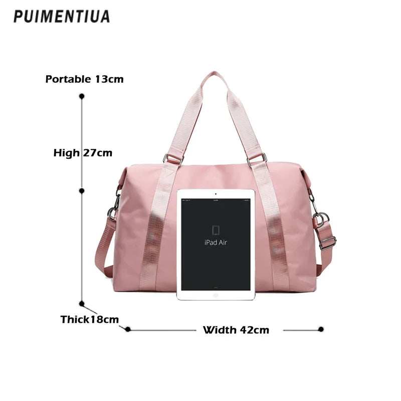 Large Capacity Women Travel Bag Tote Luggage Waterproof Handbags
