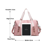 Large Capacity Foldable Women Travel Bag Tote Duffle Waterproof Handbags