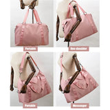 Large Capacity Foldable Women Travel Bag Tote Duffle Waterproof Handbags