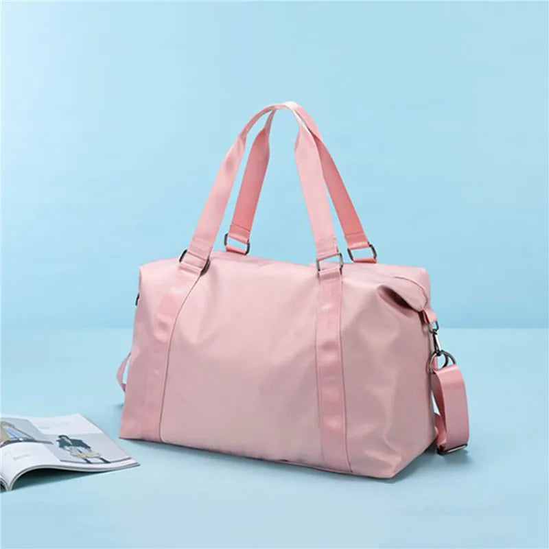 Large Capacity Foldable Women Travel Bag Tote Duffle Waterproof Handbags
