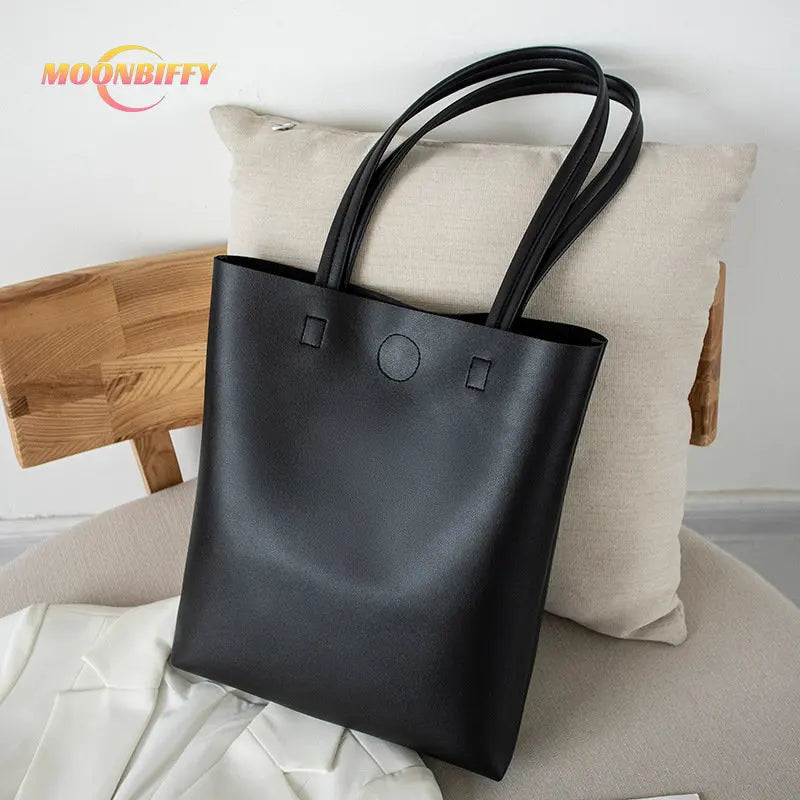 Large Capacity Women's Crossbody Bag Pu Shopper Handbag