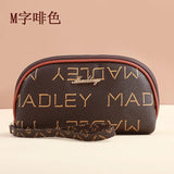 Printed Shell Clutch Bag Women's Travel Storage PU Leather Cosmetic Bag