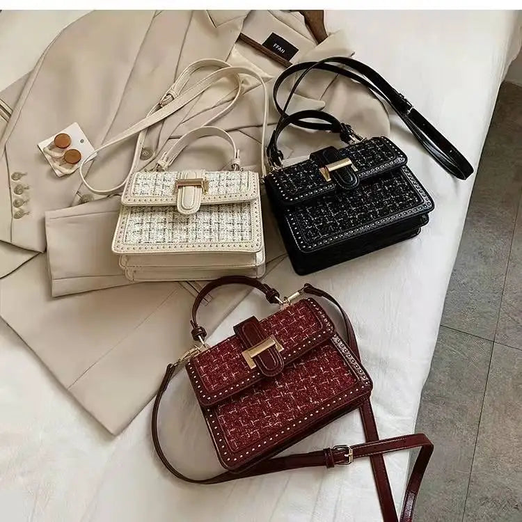 Small Square Shoulder Bag Messenger Handbag