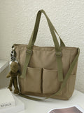 Canvas Messenger Bag Japanese Style Tote Bag